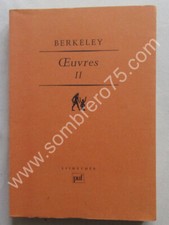 BERKELEY. Oeuvres II -