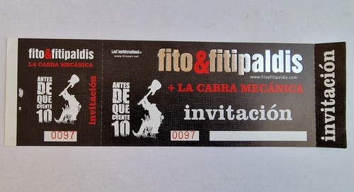 Entrée concert fito - fito, &