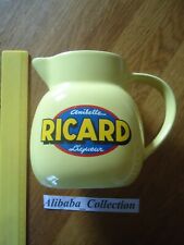 RARE PICHET JAUNE LOGO RICARD 1 L 1 litre ANISETTE LIQUEUR NO PASTIS