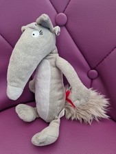 Doudou Peluche Loup Louve noeud Rouge Éditions AUZOU