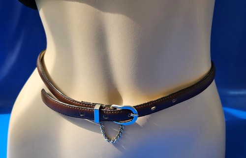 Ceinture marron croute - marron,