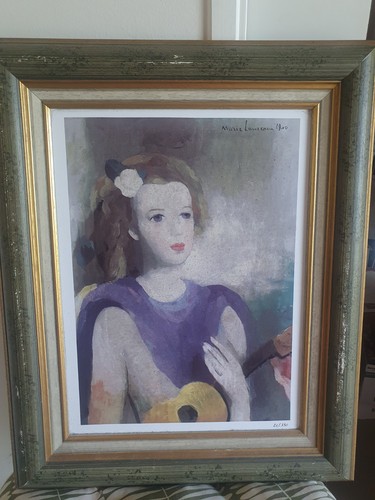 Estampe signée marie - signée,