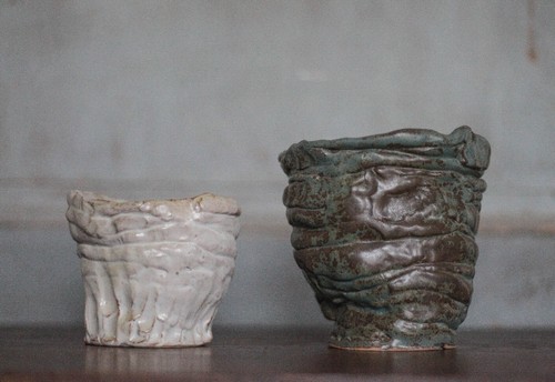 Paire vases grès - vases,
