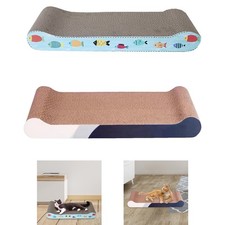 Griffoir en carton pour chat, planche à gratter pour chat, repos, jeu