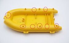 PLAYMOBIL (Z5c06) MER - Zodiac Bateau Pneumatique Jaune 3479 (Petites Casses)