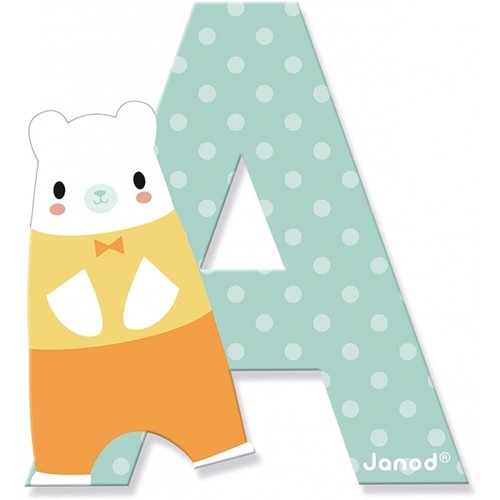 Lettre bois pure janod - lettre, en