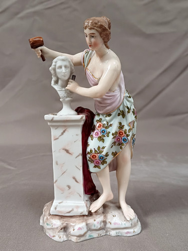 Figurine porcelaine muse - porcelaine,