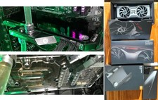 Carte graphique AMD Radeon RX 6700 XT 12Go waterblock EK backplate