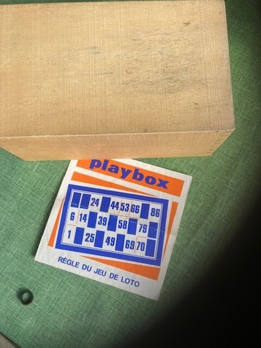 Ancien jeu loto - jeu, dans