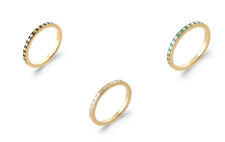 Bague en Plaqué Or 18 carats