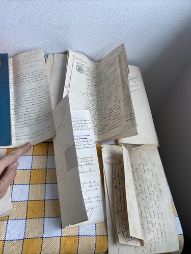 Lot anciens documents - lot,