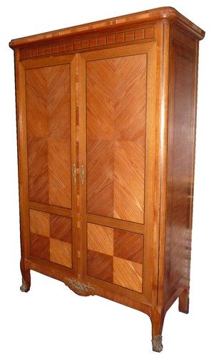 Armoire chambre marqueterie - à,