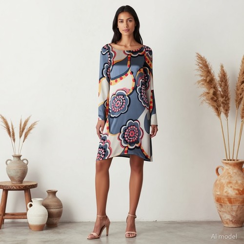 Soirée retro robe longue - soirée,