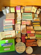 Boites pharmacie ancienne, lot