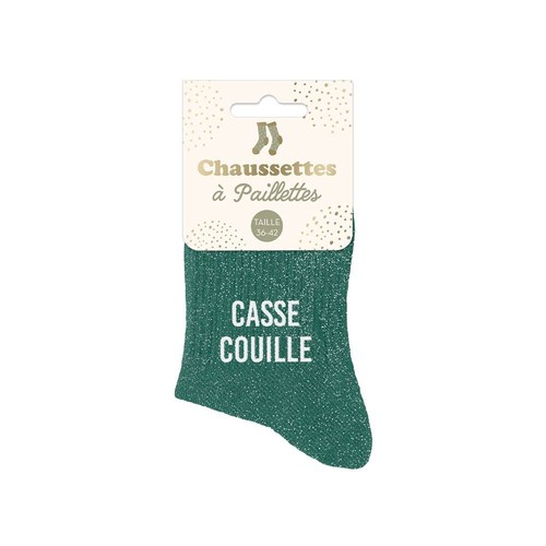 Chaussettes paillettes - chaussettes, à