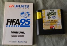 FIFA SOCCER 95 - SEGA MEGADRIVE - cassette + livret SANS boitier - PAL EURO 