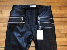 PIERRE BALMAIN BLACK LAMBSKIN