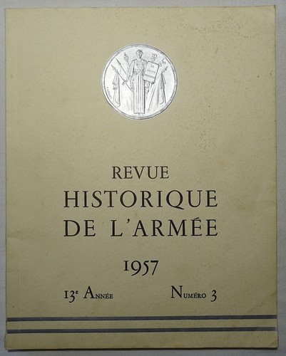 Revue historique armée - revue, de