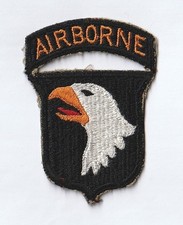 WWII - 101st AIRBORNE DIVISION "Tab Attaché" (Original patch) # 4