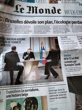 Le Monde 16 mars 2024- Konstantin GRCIC & design, Georges VIGARELLO