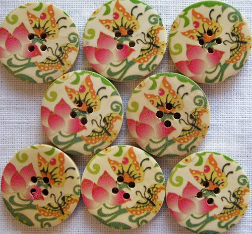 Bouton bois 3 - mm, cm