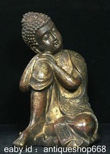 9.2" Vieille statue de Bouddha