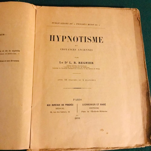 Tres rare hypnotisme et - tres, rare/