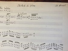 Q43-MUSIQUE - MANUSCRIT de