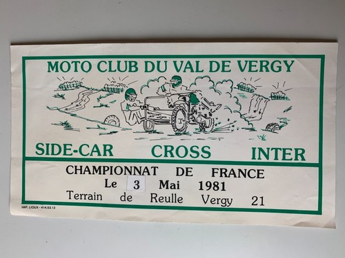 Sticker moto club - club, val