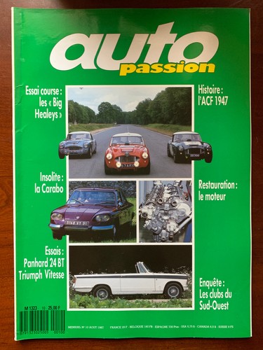Auto passion 10du - passion, 8/1987