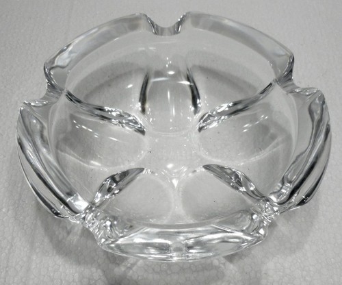 Rare gros cendrier cristal - en,