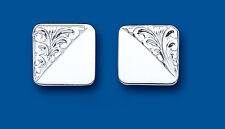 Boutons de manchette carrés