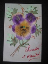 CPA Fantaisie CELLULOID Peinte