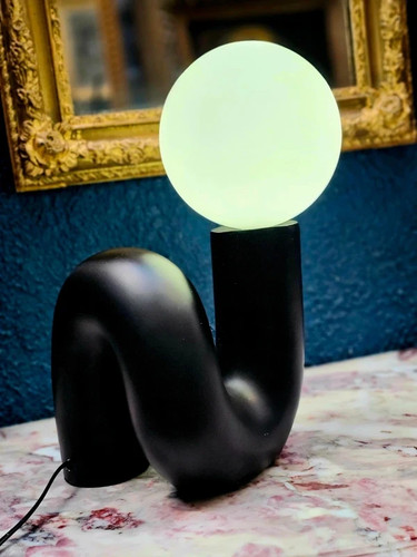 Lampe design noire - u,