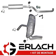 Echappement silencieux pour Seat Altea XL Toledo 2.0 TDI 9203