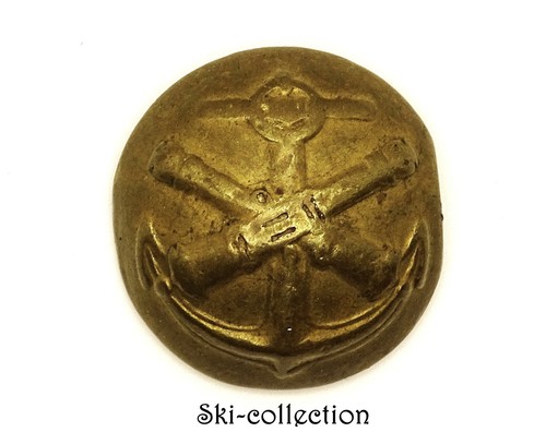 Bouton officiers artillerie - officiers, d'artillerie