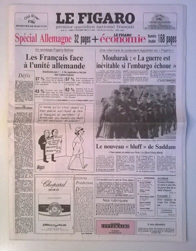 Figaro 1er octobre 1990 - 1er,
