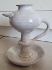 Ancienne Poterie Du Moulin Seillans VAR Lampe A Huile Ou Autre