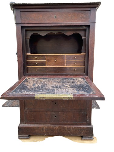 Secrétaire meuble fin - meuble, xixeme