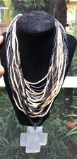 Multi- Strands Cross Necklace