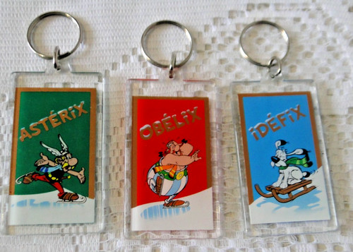 Asterix lot porte clé - asterix, porte-clÉ