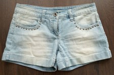 SHORT court en jean; Taille