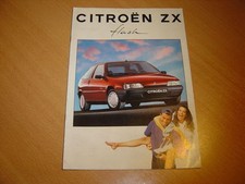 CATALOGUE Citroën ZX Flash de janvier 1994