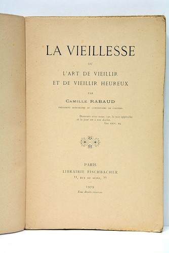 Vieillesse art de - vieillesse, l'art