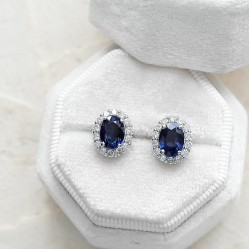 Boucles oreilles halo - d’oreilles, en