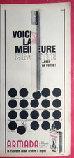 Publicité de presse Belge: Objet du fumeur Cigarette ARMADA  Drake 1964
