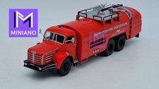 BERLIET GBO VMR 130 SIDES 1955 N°69 VEHICULES POMPIERS HACHETTE 1/43