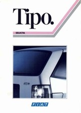 Catalogue Brochure Fiat Tipo Selecta 12/1990 France
