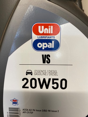 Huile moteur 20w50 unilopal - huile,