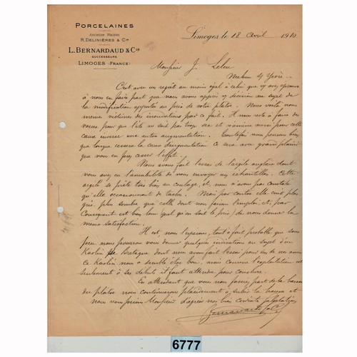 6777 cpa lettre - 6777, leleu